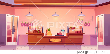 Meat shop, butchery store with farm production Meat shop, butchery store with farm production 85109329