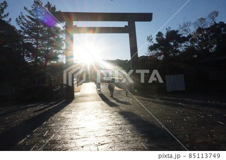 伊勢神宮の日の出 伊勢神宮の日の出 85113749