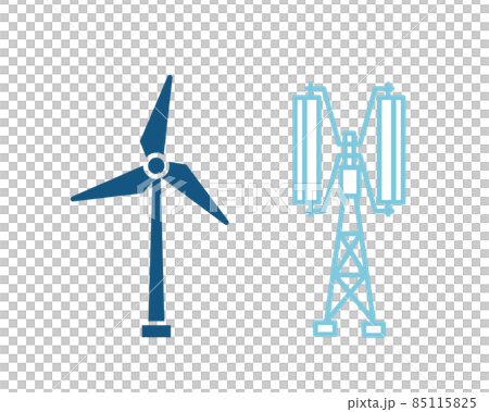 環境アイコン 風力発電 マグナス 自然エネルギー SDGs 環境アイコン 風力発電 マグナス 自然エネルギー SDGs 85115825