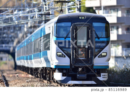 東海道本線 真鶴 JR東日本 E257系2000番台 NA-09編成(大宮) 踊り子 東海道本線 真鶴 JR東日本 E257系2000番台 NA-09編成(大宮) 踊り子 85116989