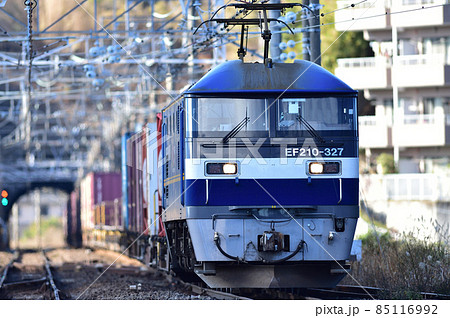 Tokaido Main Line Manazuru JR Freight EF210-327 - Stock Photo [85116992]  - PIXTA