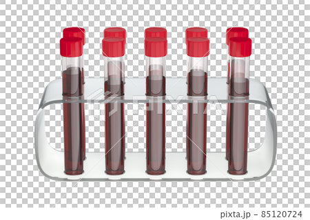 Test tubes with blood 85120724