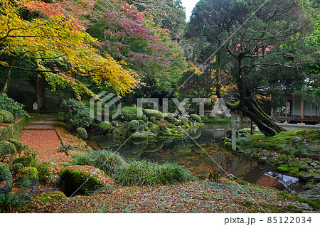 雷山千如寺大悲王院の心字庭園 85122034