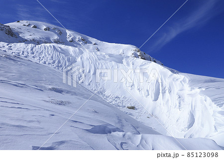 シュカブラ 厳冬の立山 雪山雪紋 シュカブラ 厳冬の立山 雪山雪紋 85123098