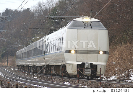 北陸本線　津幡－倶利伽羅　JR西日本　683系　T23編成（金沢）　サンダーバード 85124485