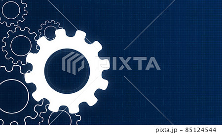 Rotating Gear Working Efficiency Background Rotating Gear Working Efficiency Background 85124544