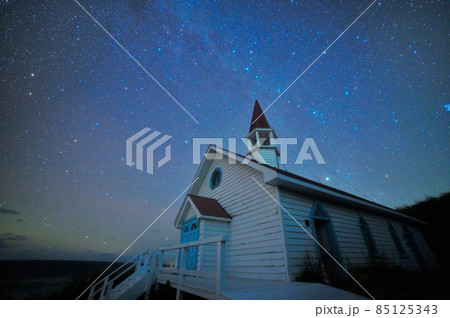 角島・映画ロケセットと星空 85125343