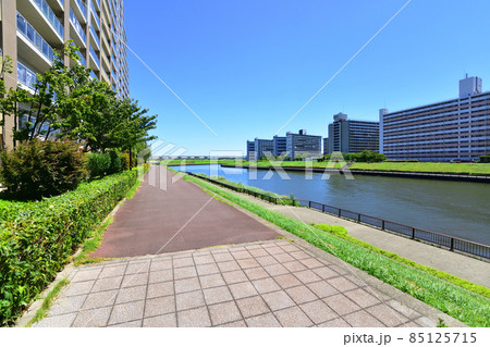東京都、隅田川の風景 85125715