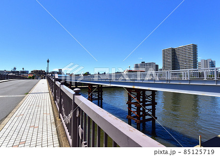 東京都、隅田川の風景 東京都、隅田川の風景 85125719