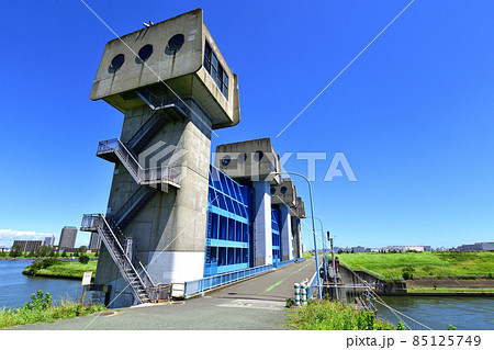 東京都、隅田川の風景 85125749