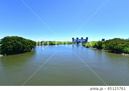 東京都、隅田川の風景 85125761