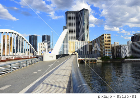 東京都、隅田川の風景 東京都、隅田川の風景 85125781