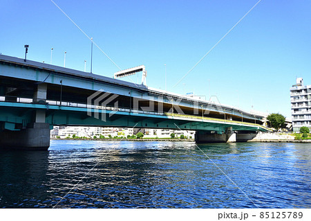 東京都、隅田川の風景 東京都、隅田川の風景 85125789