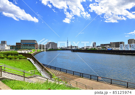 2021年、東京都　隅田川の風景 85125974