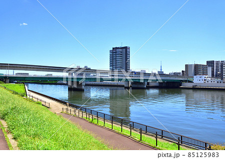 2021年、東京都　隅田川の風景 85125983