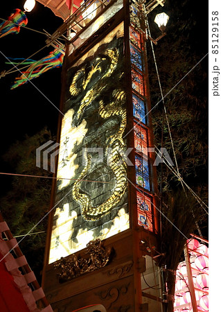 能登のキリコ祭りを代表する勇壮な祭り(宝立七夕キリコまつり 石川県 珠洲市 能登半島) 能登のキリコ祭りを代表する勇壮な祭り(宝立七夕キリコまつり 石川県 珠洲市 能登半島) 85129158