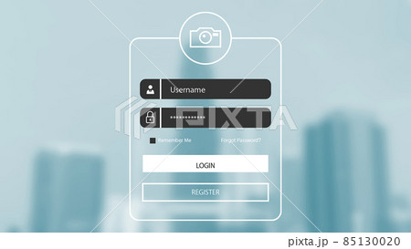 Sign In User Password Privacy Concept with blur building or city background. Sign In User Password Privacy Concept with blur building or city background. 85130020