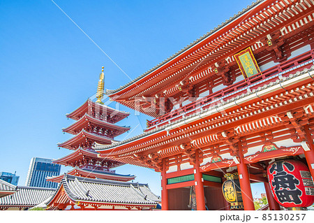東京都 浅草の風景 東京都 浅草の風景 85130257
