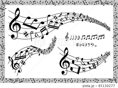 音楽のイメージ素材集 85130277