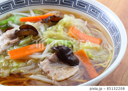 あんかけラーメン クローズアップ あんかけラーメン クローズアップ 85132208