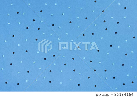 top view blue background dots. High quality photo top view blue background dots. High quality photo 85134164