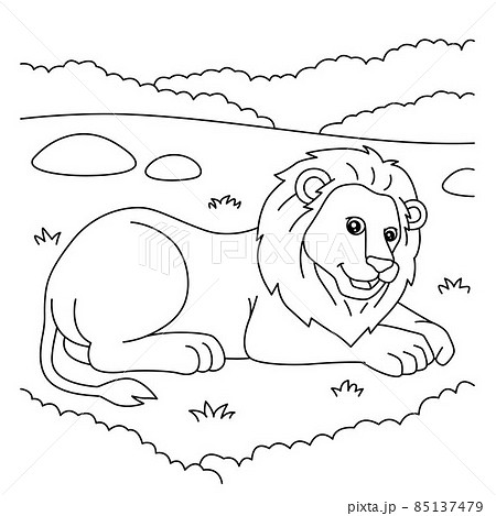 cute lion coloring pages
