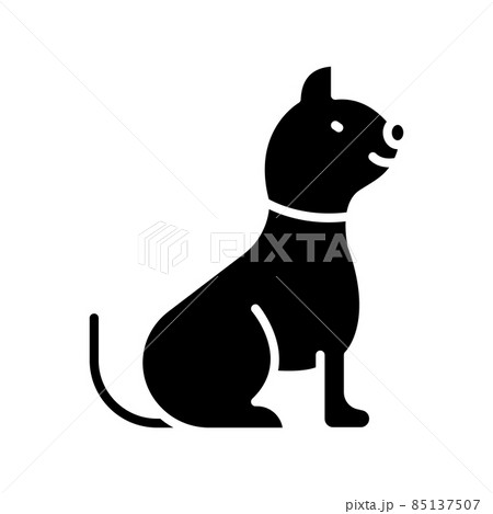 Cat Glyph Icon Animal Vector  85137507