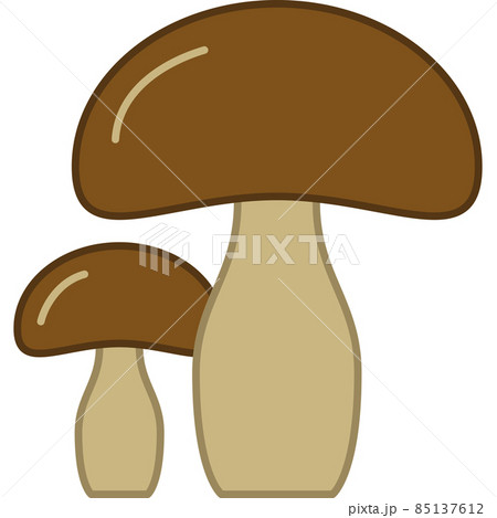 Mushroom Filled Outline Icon Vegetable Vector 85137612