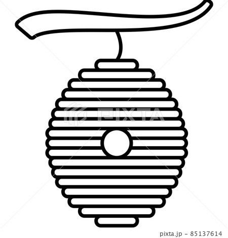 Beehive Bee Outline Icon Vector 85137614