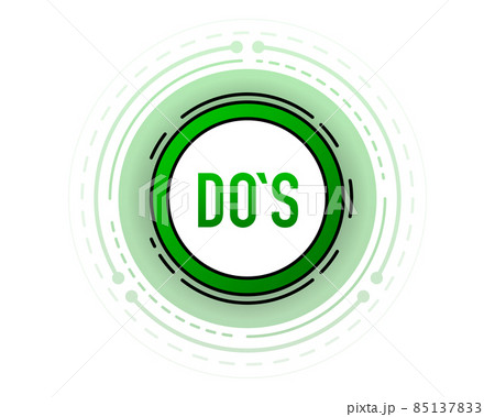 Check box list icons set, green and red, yes or no, dos or donts isolated on white background. Vector illustration. Check box list icons set, green and red, yes or no, dos or donts isolated on white background. Vector illustration. 85137833