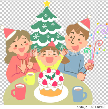 ファミリーで楽しむクリスマスパーティー 85138965