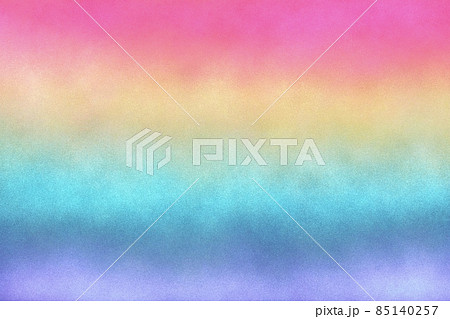 ざらざらテクスチャ 虹色ボーダーの背景イラスト ラメ 鮮やか カラフル 粒子 明るいのイラスト素材