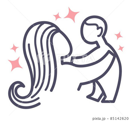Mother cuddling child, playing and bonding vector 85142620