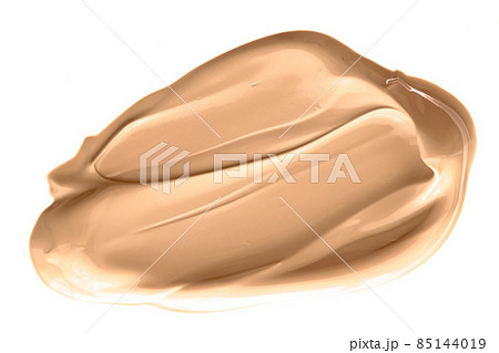 Beige beauty cosmetic texture isolated on white background, smudged makeup emulsion cream smear or foundation smudge, crushed cosmetics product and paint strokes Beige beauty cosmetic texture isolated on white background, smudged makeup emulsion cream smear or foundation smudge, crushed cosmetics product and paint strokes 85144019