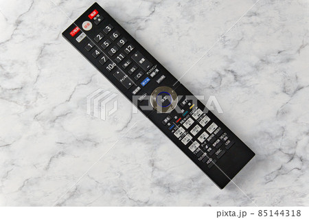 テレビのリモコン(白背景) テレビのリモコン(白背景) 85144318