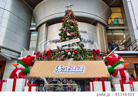 Decorated Christmas tree in the city center of Bangkok Decorated Christmas tree in the city center of Bangkok 85146303