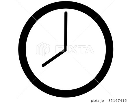 8時の時計イラスト素材 8時の時計イラスト素材 85147416