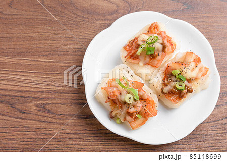 キムチ納豆餅ピザ 85148699