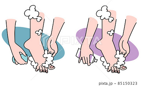 足を洗う 足を洗う 85150323