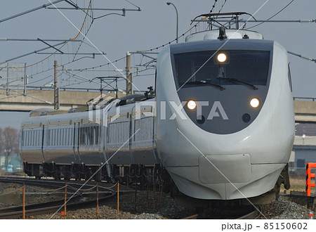 北陸本線　加賀笠間－美川　JR西日本　681系　T02＋T36編成（金沢）　サンダーバード 85150602