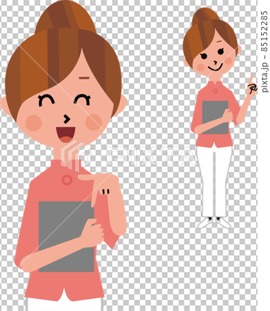 指を差す看護婦 指を差す看護婦 85152285