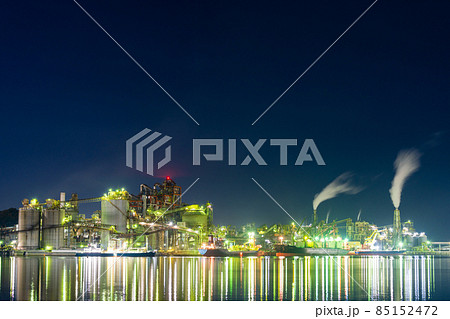 北九州の工場夜景・福岡県苅田町 85152472
