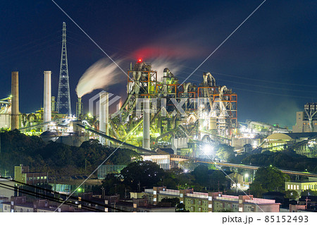 北九州の工場夜景・福岡県苅田町 85152493