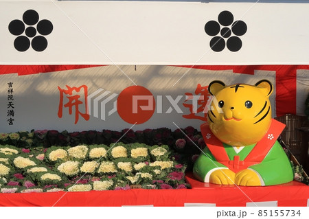 京都　吉祥院天満宮　天神　干支　寅　2022　令和4年　正月　初詣 85155734