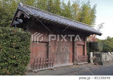 萩城城下町・旧福原家萩屋敷門 85156049