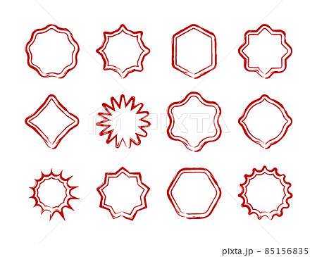 Big collection of Grunge post Stamps vector distressed texture. Blank shapes. Vector Illustration. Big collection of Grunge post Stamps vector distressed texture. Blank shapes. Vector Illustration. 85156835