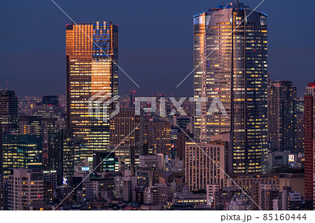 《東京都》東京都市夜景・トワイライトタイム 《東京都》東京都市夜景・トワイライトタイム 85160444