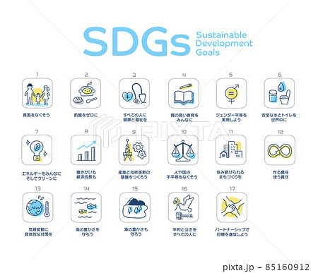 SDGs 　17の目標アイコンセット 85160912