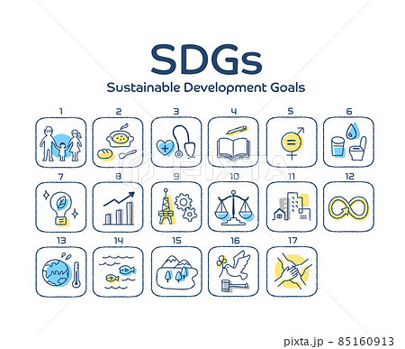 SDGs 17の目標アイコンセット SDGs 17の目標アイコンセット 85160913