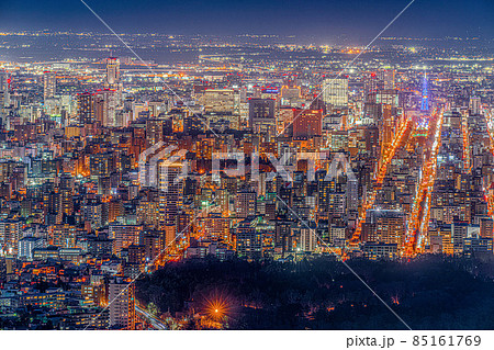 北海道　札幌　大倉山　ジャンプ競技場　夜景　大通公園 85161769